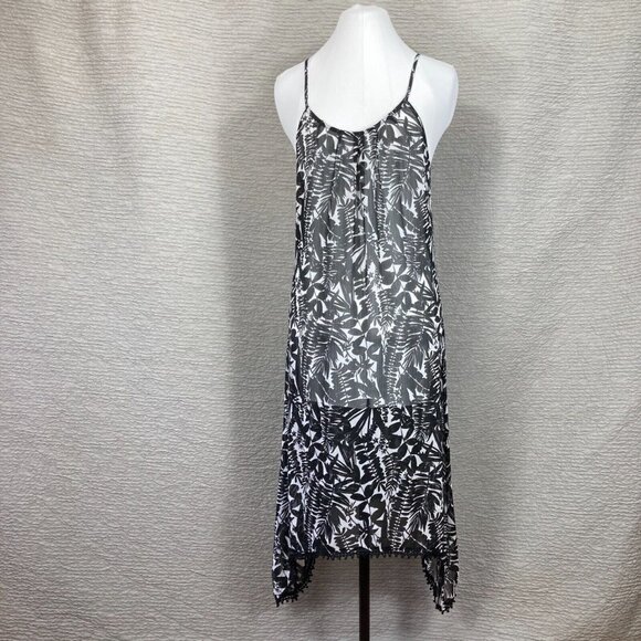 🔥 3/$15 🔥Old Navy Sheer Tropical Swimsuit Cover Up Vacation Summer Beach S - Picture 1 of 8